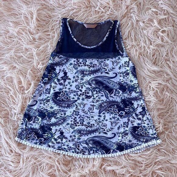 SJS Tops - Women’s Paisley Tank Top